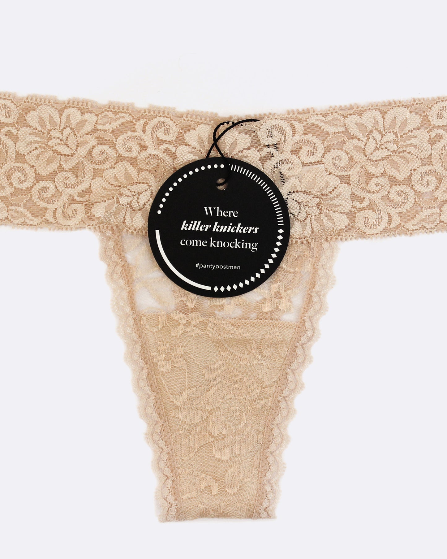 Set of 3 Lace Thongs // Black, White & Nude // AU Size 6-10