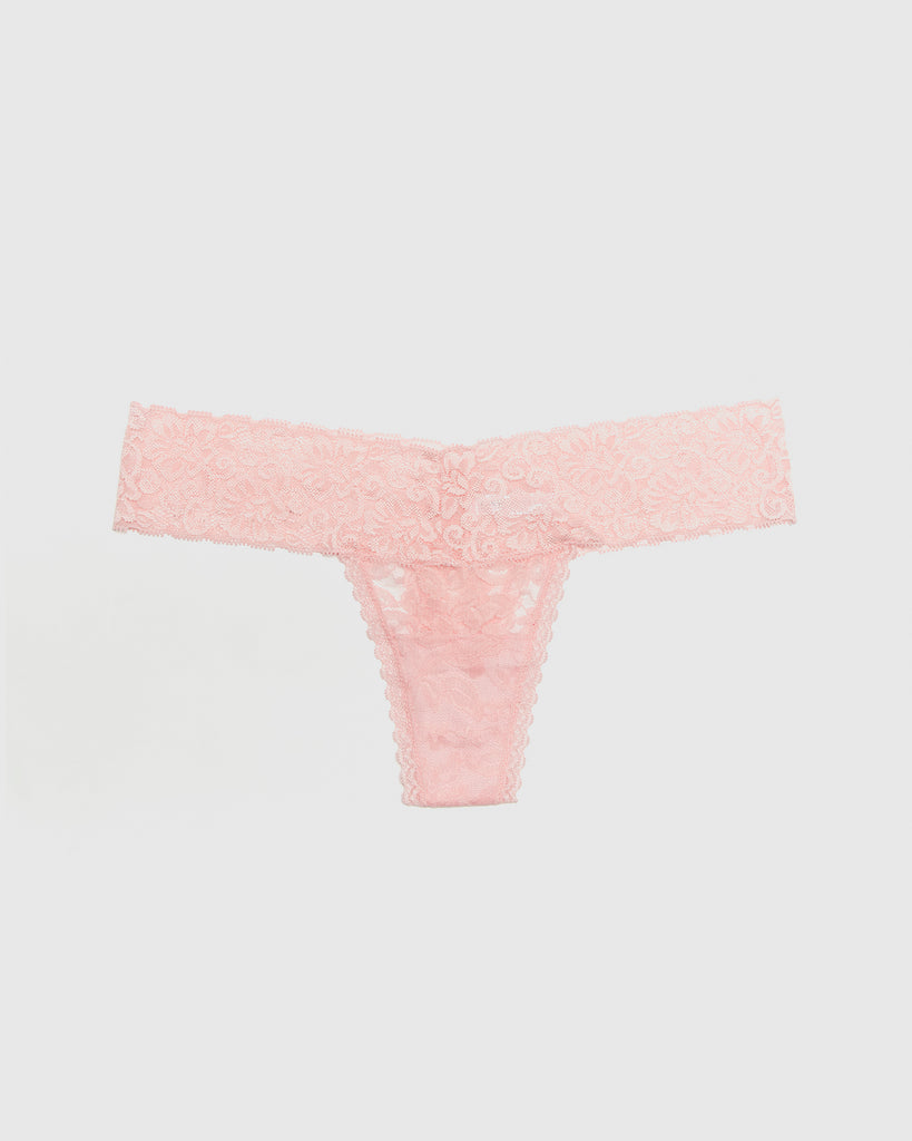 Set of 3 Lace Thongs // Hot Pink, Candy Pink & Baby Pink