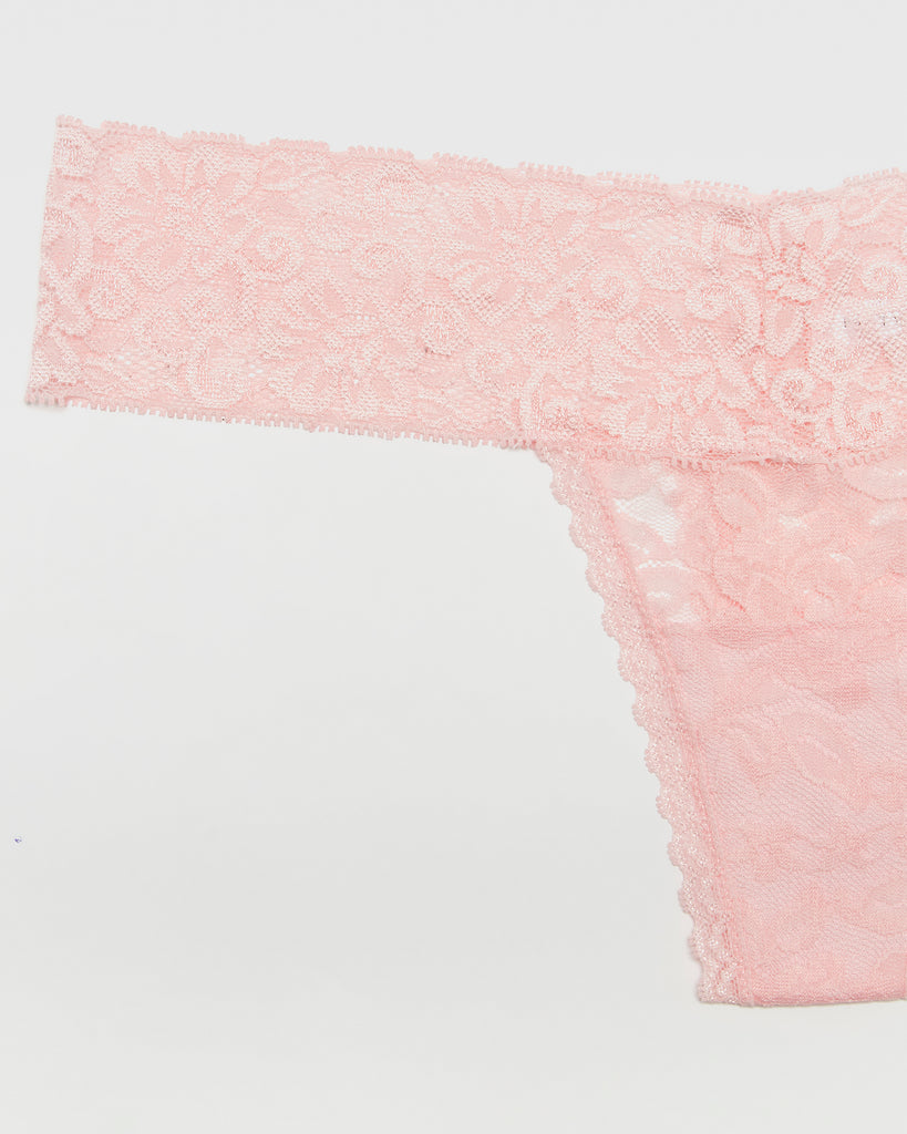 Set of 3 Lace Thongs // Hot Pink, Candy Pink & Baby Pink